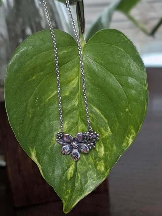 James Avery Jewelry - James Avery Retired Floral Adjustable (18"-20") Necklace Sterling Silver